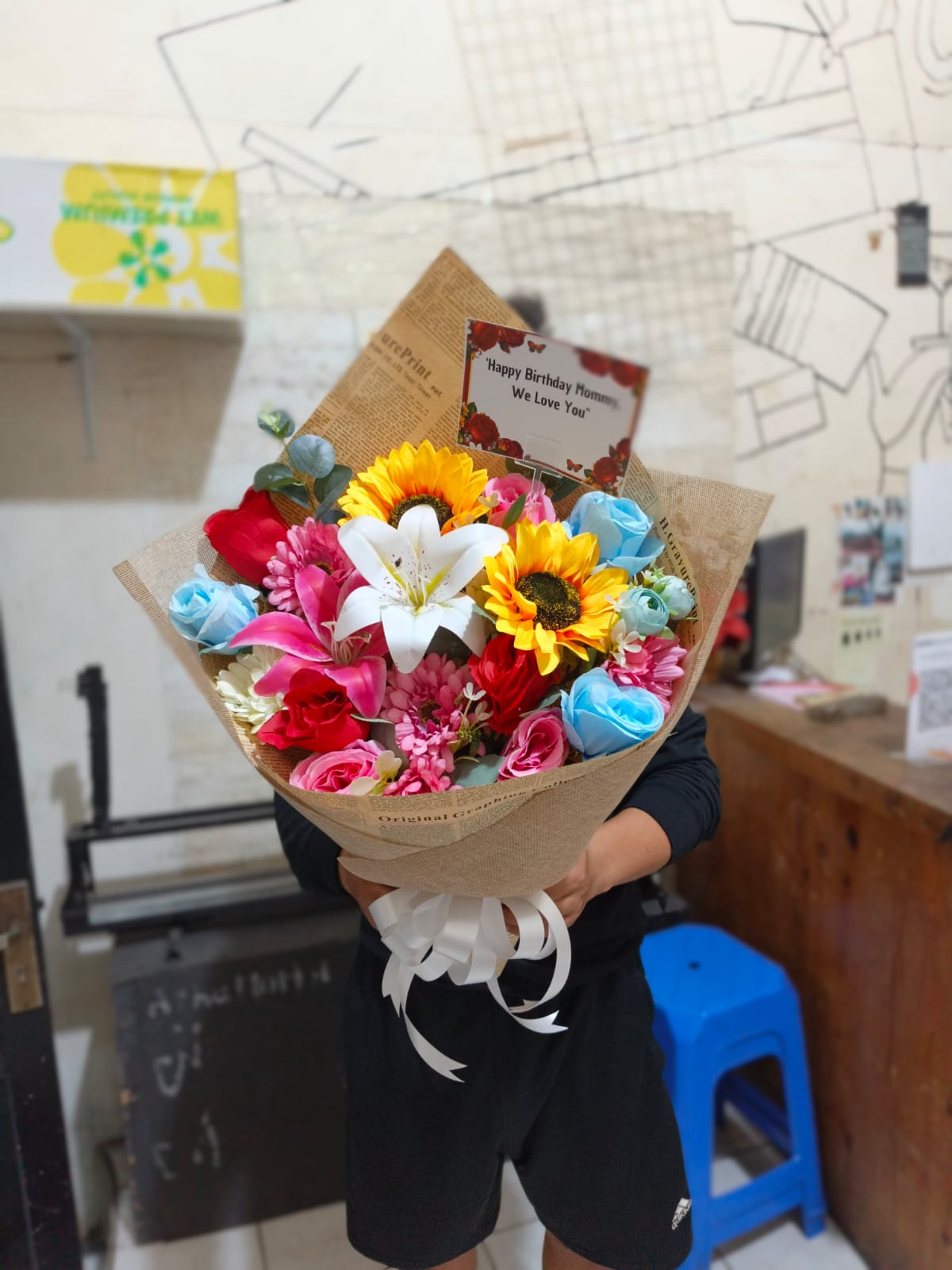 Hand bouquet artificial TBL